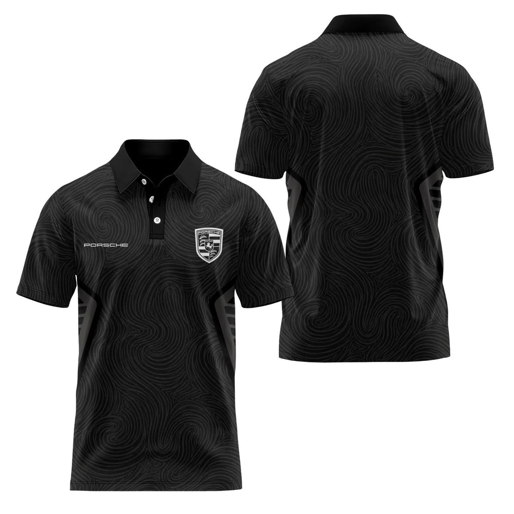 Porsche Apparel | 4-Way Stretch Performance Fabric with Moisture-Wicking Technology | Comfortable Activewear for All-Day Wear 2