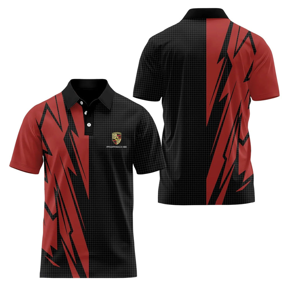 Porsche Apparel | 4-Way Stretch Performance Fabric with Moisture-Wicking Technology | Comfortable Activewear for All-Day Use 2