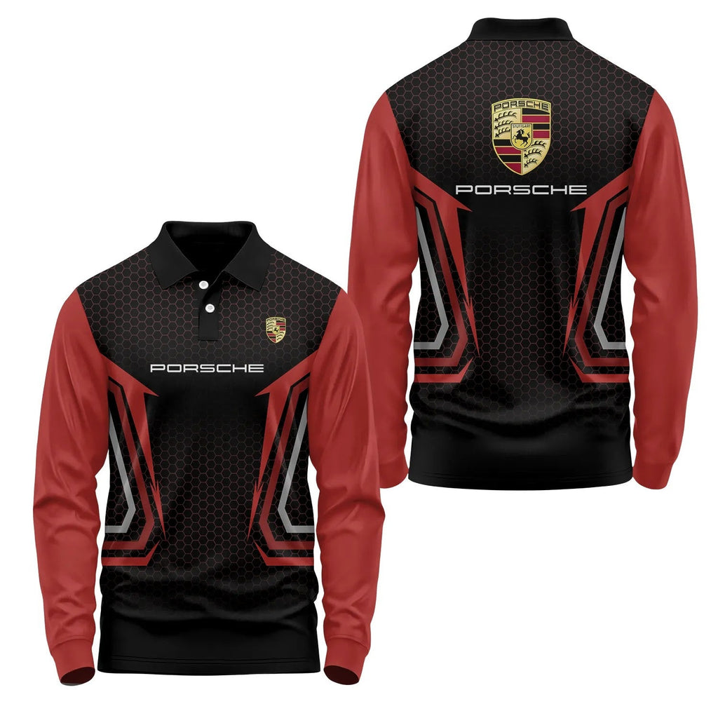 Porsche Apparels | Performance Fabric Apparel with 4-Way Stretch | Moisture-Wicking for Ultimate Comfort 6