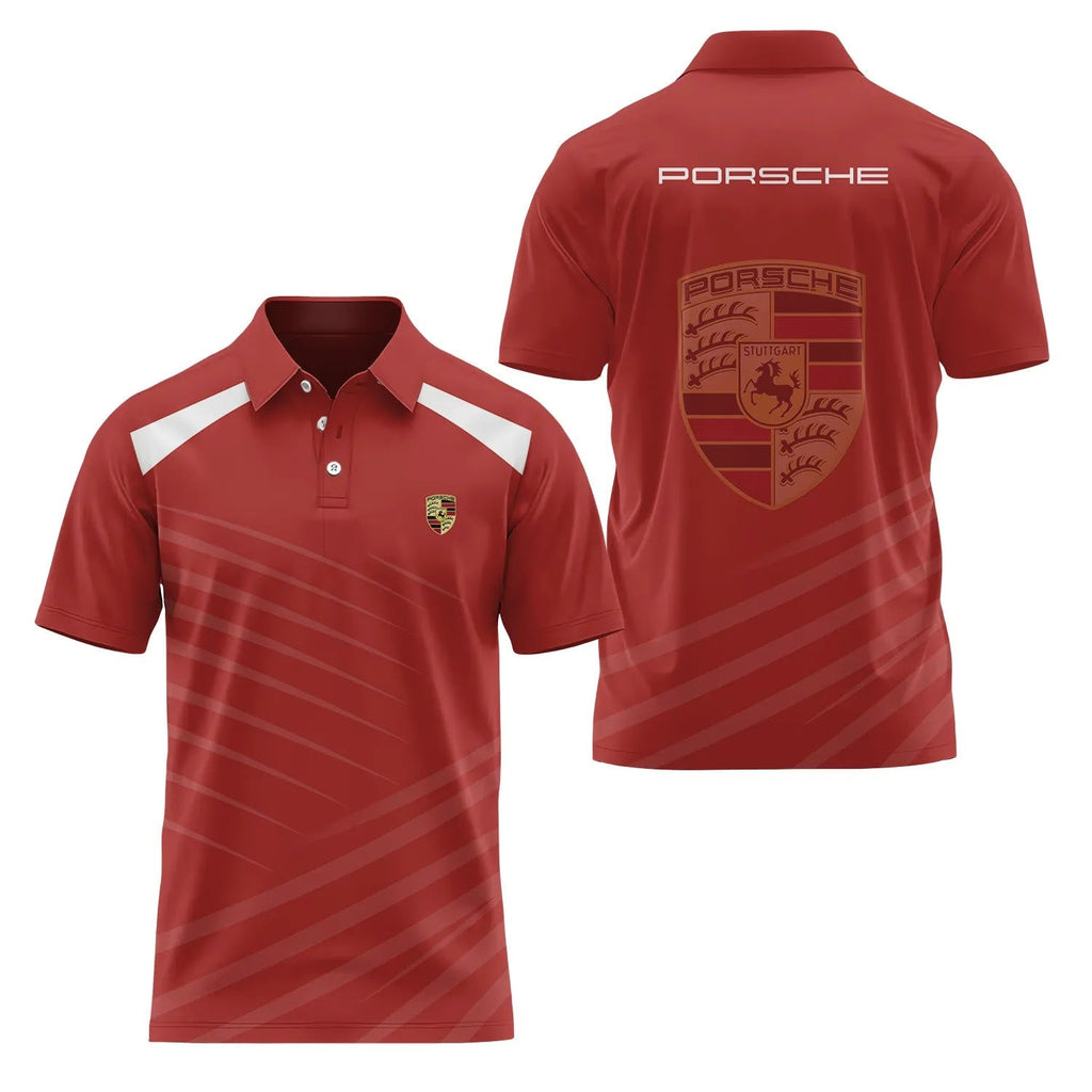 Porsche Apparels | 4-Way Stretch Performance Fabric Top with Moisture-Wicking Technology for Ultimate Comfort 2